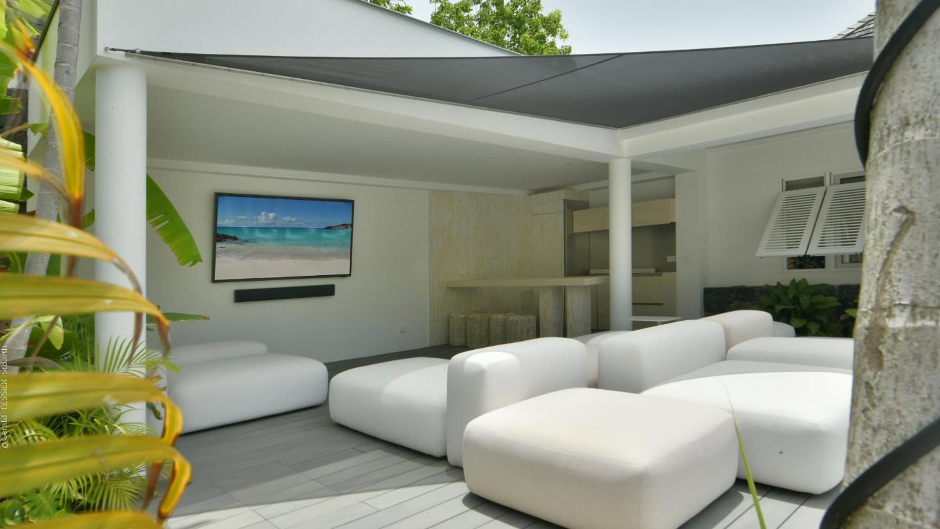 Modern Villa With Two Swimming Pools Petit Cul-de-Sac Bagian luar foto