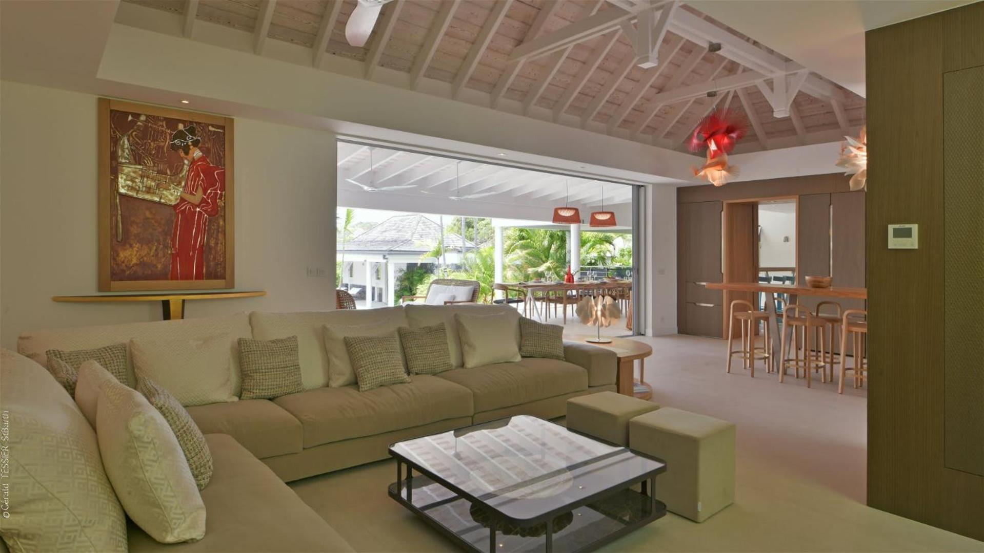 Modern Villa With Two Swimming Pools Petit Cul-de-Sac Bagian luar foto