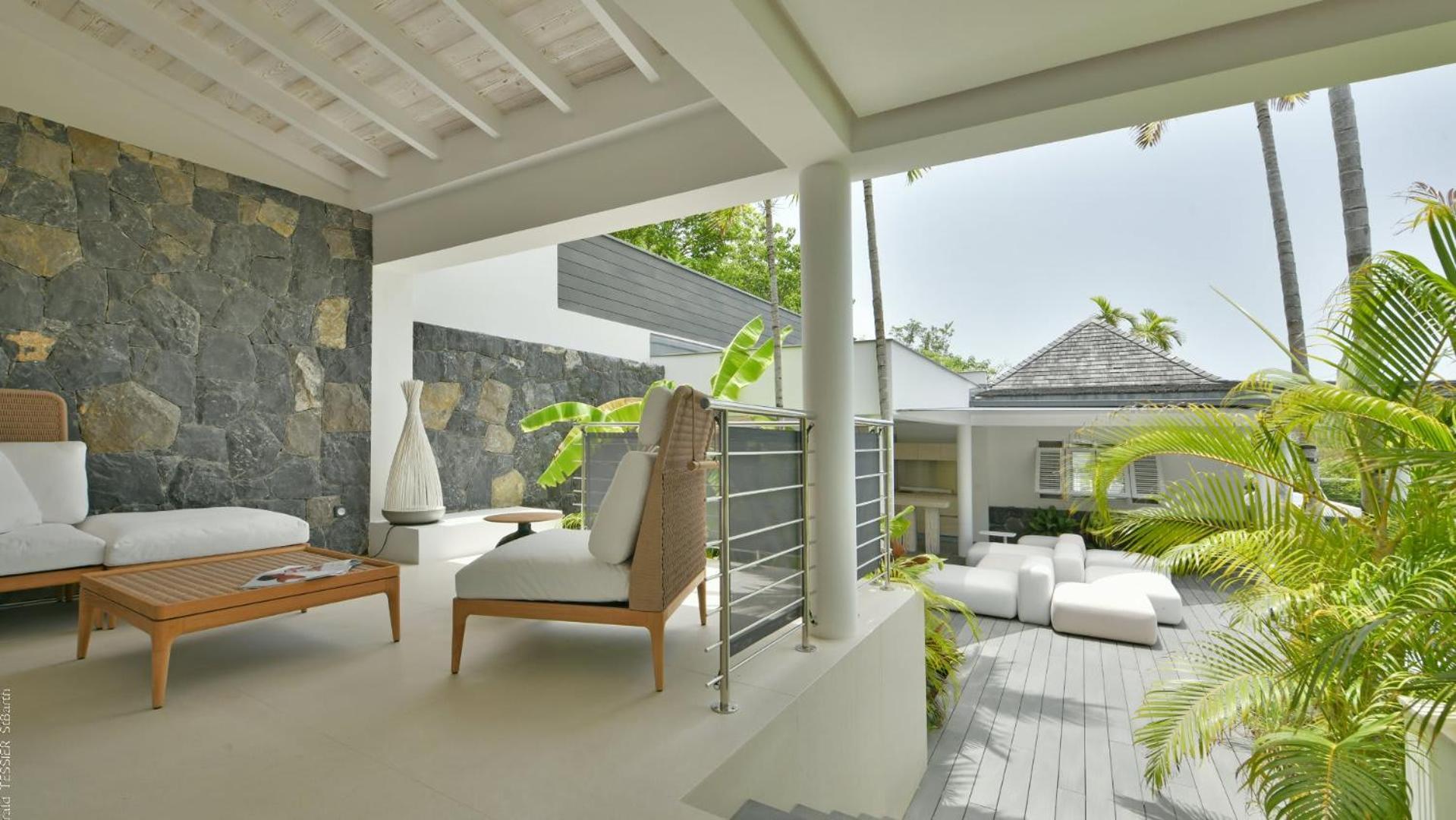 Modern Villa With Two Swimming Pools Petit Cul-de-Sac Bagian luar foto