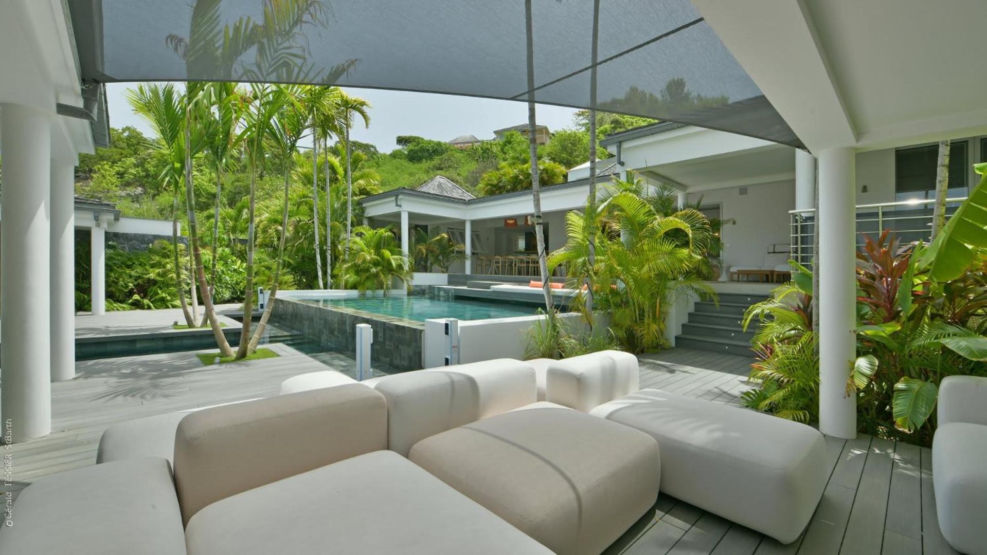 Modern Villa With Two Swimming Pools Petit Cul-de-Sac Bagian luar foto