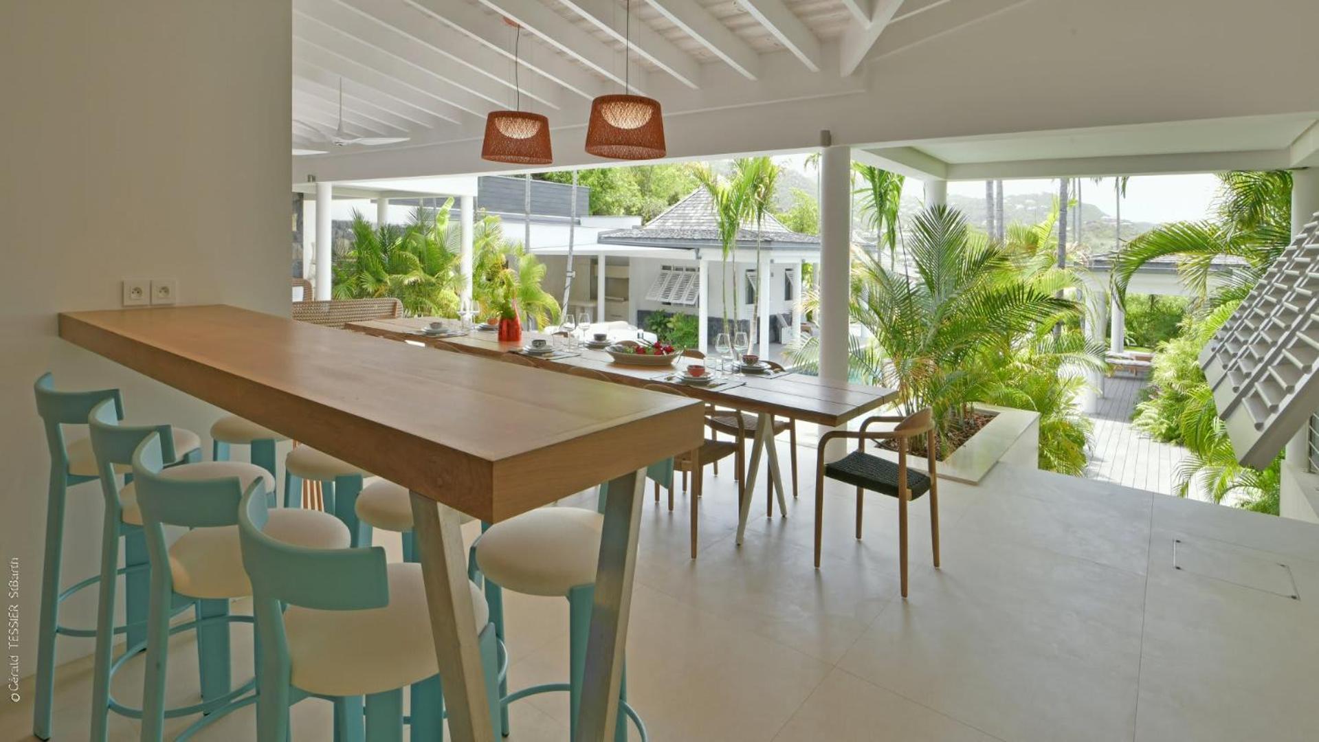 Modern Villa With Two Swimming Pools Petit Cul-de-Sac Bagian luar foto