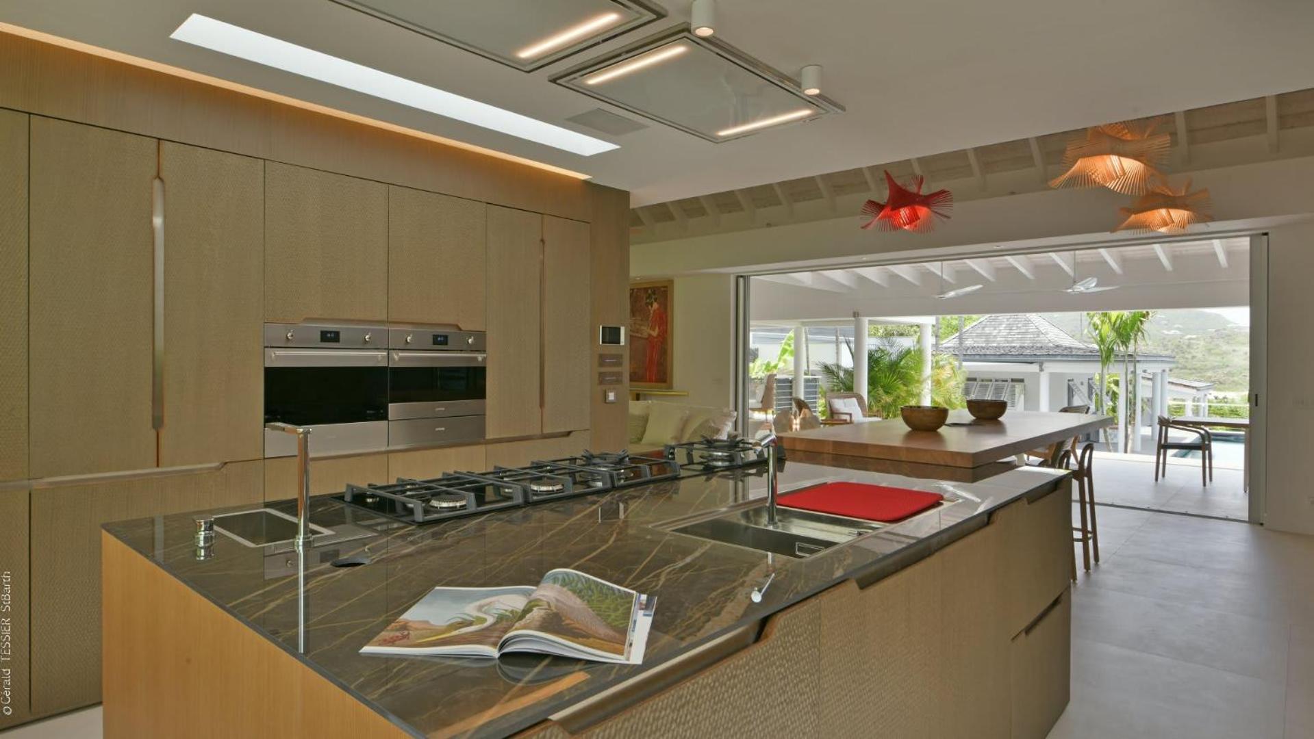 Modern Villa With Two Swimming Pools Petit Cul-de-Sac Bagian luar foto